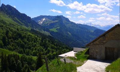 Vue sur le col de Jaman